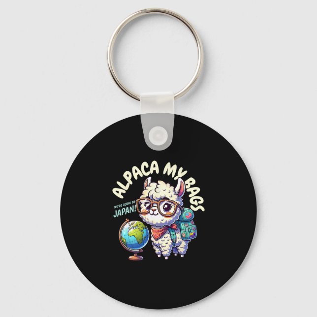 We're Going To Japan! Funny Group Japanese  Keychain (Front)