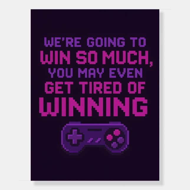 We're going to win so much - Poster (Front)