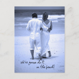 We're Gonna Do It On The Beach! Postcard