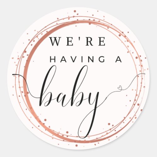 Were Having A Baby Stickers