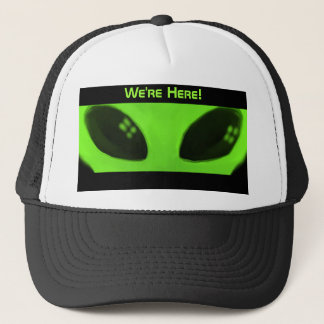 We're Here! cap w/words