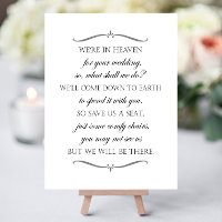 We're In Heaven For Your Wedding Memorial