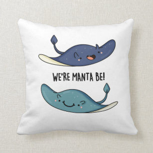 manta ray pillow