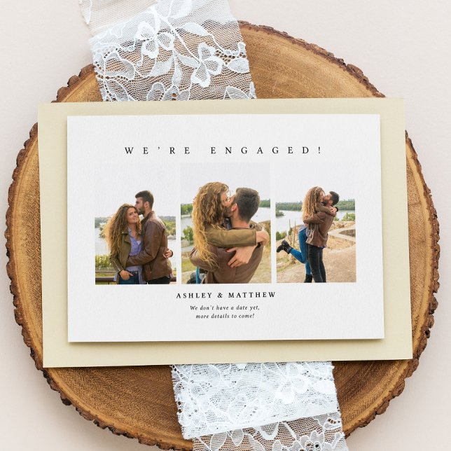 We're Minimalist Photo Engagement Announcement (Creator Uploaded)