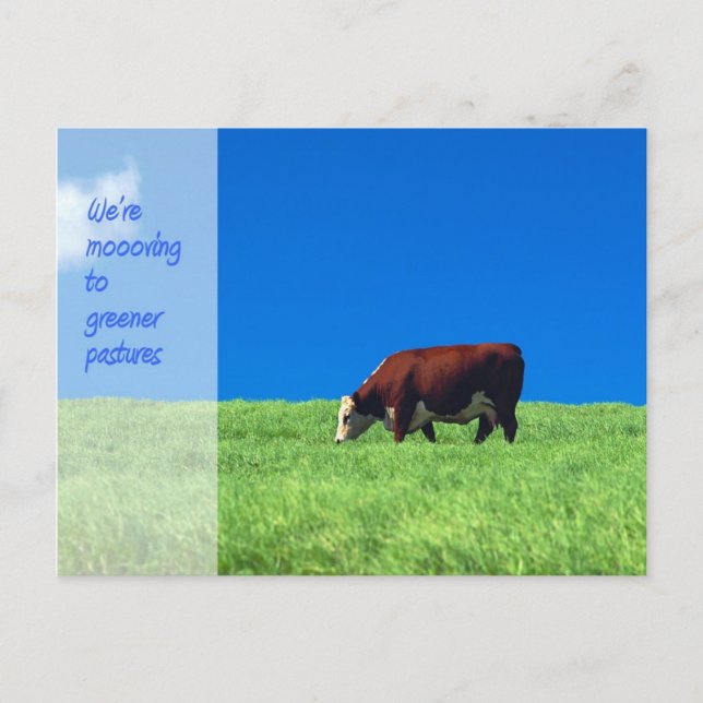 We're Moving Announcement (Front)