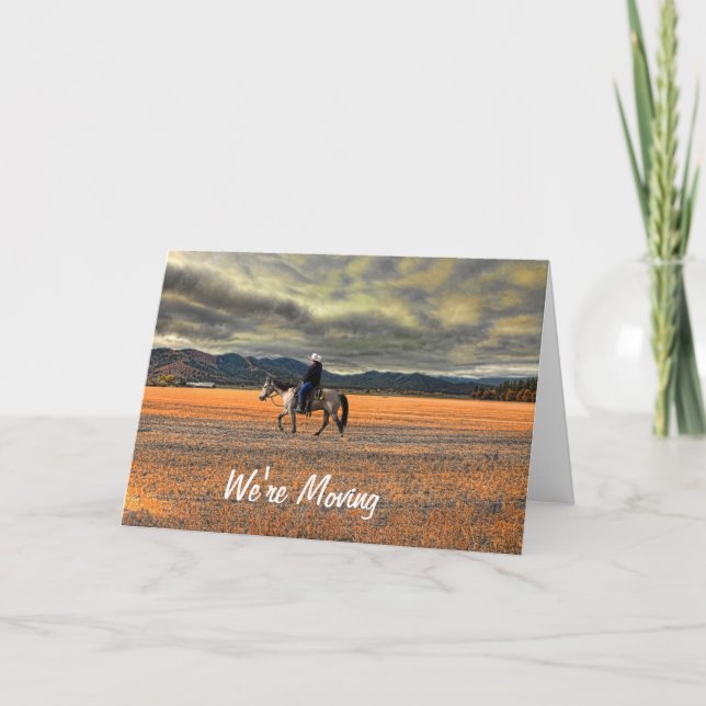 WE'RE MOVING ANNOUNCEMENT (Front)