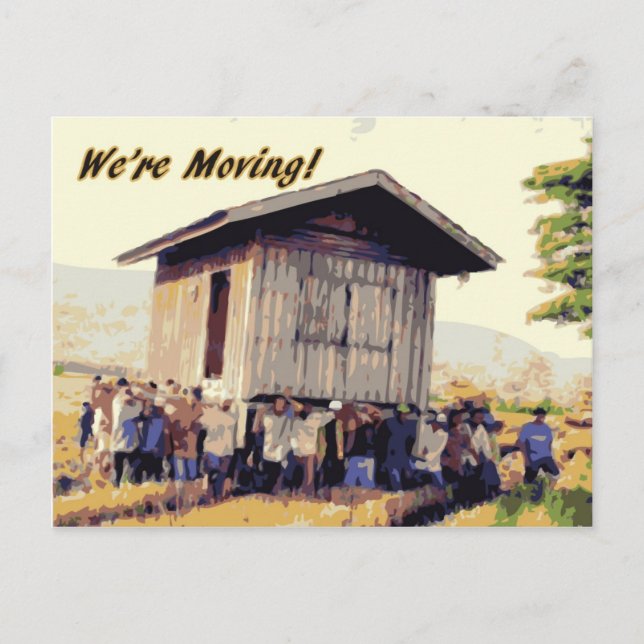 We're Moving! Announcement Postcard (Front)