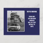 We&#39;re Moving Announcement Postcard at Zazzle