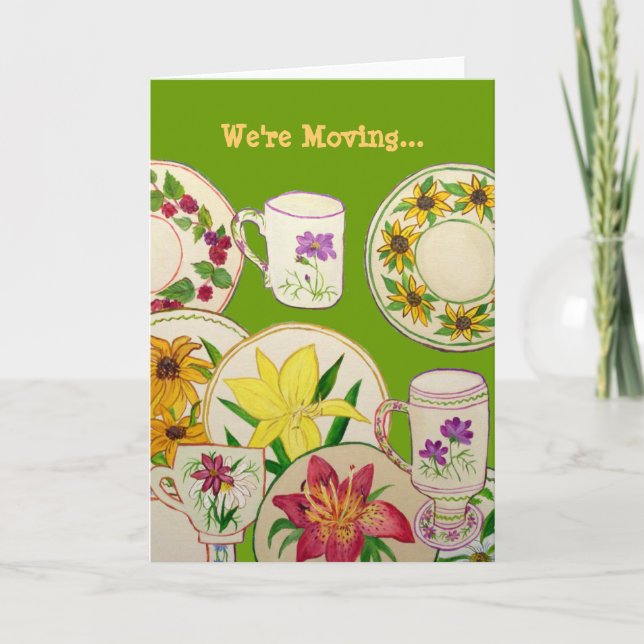 We're Moving Card (Front)