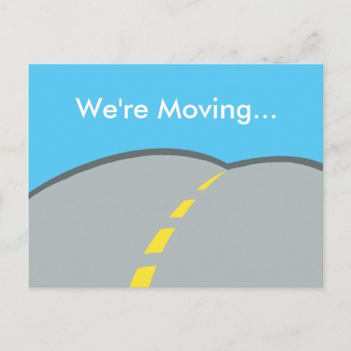 Were Moving Custom Business Address Change Announcement Postcard