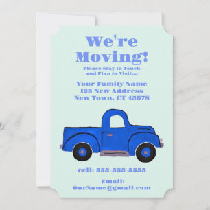 We're Moving Flat Announcement Card