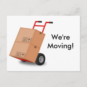"We're Moving" new address announcement Postcard