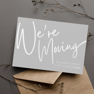 We're Moving Photo Announcement