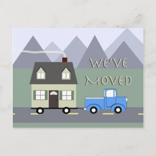 We're Moving Postcard