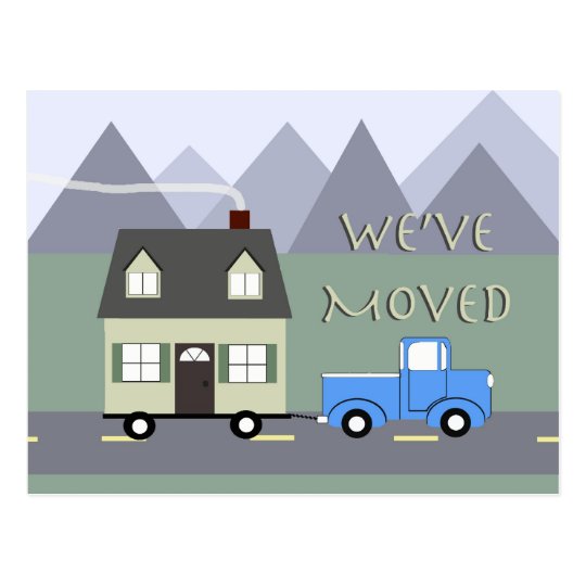 We're Moving Postcard | Zazzle.com
