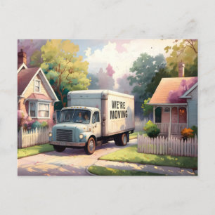 We're Moving  Postcard