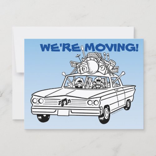 Were Moving Postcard