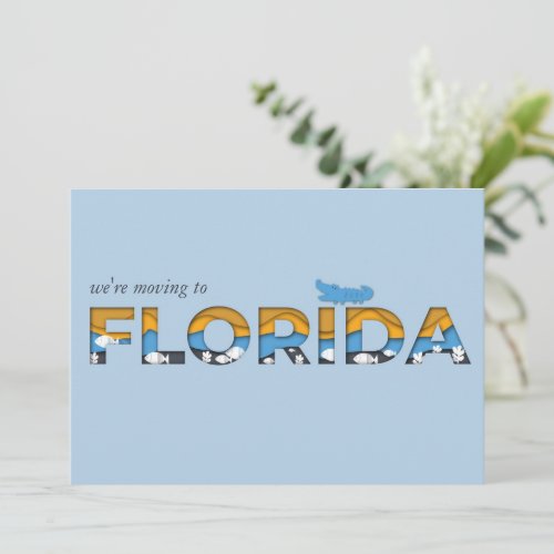 Were Moving Tropical Florida  Announcement