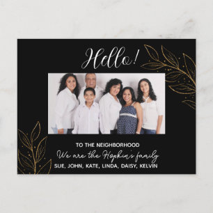 We're New to the Neighborhood" Photo Announcement Postcard