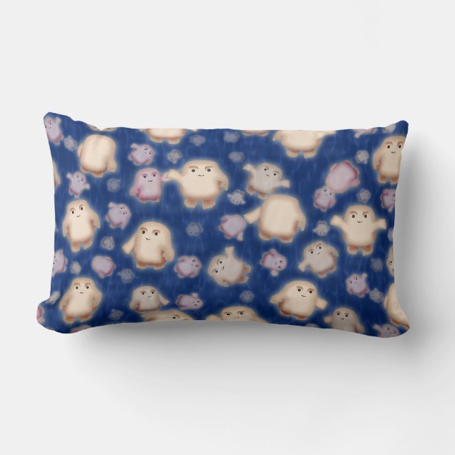 We're not fat, just Adipose Lumbar Pillow (Front)