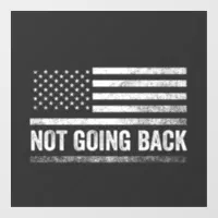 We&rsquo;re Not Going Back Harris Walz Election Window Cling | Zazzle