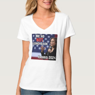 We're Not Going Back Kamala Harris 2024 Photo Tee