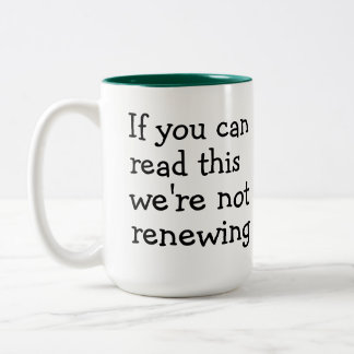 We're Not Renewing Cybersecurity Mug