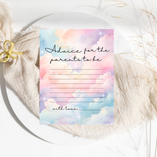 We're On Cloud 9 Advice Baby Shower (Creator Uploaded)