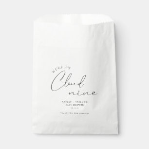 We're On Cloud 9 Baby Shower Favor Bag