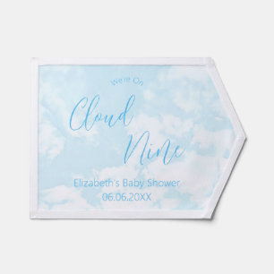 We're On Cloud Nine Baby Shower Pennant