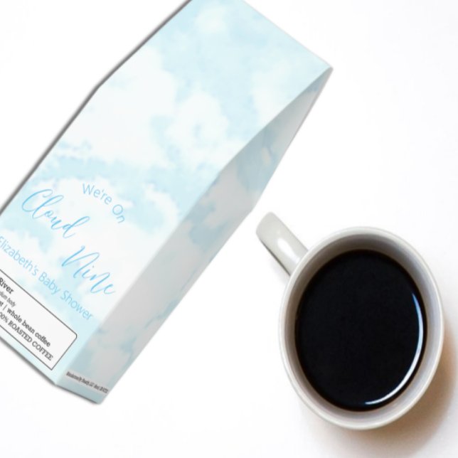 We're On Cloud Nine Baby Shower Roasted Coffee (Creator Uploaded)