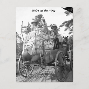 We're on the Move Postcard
