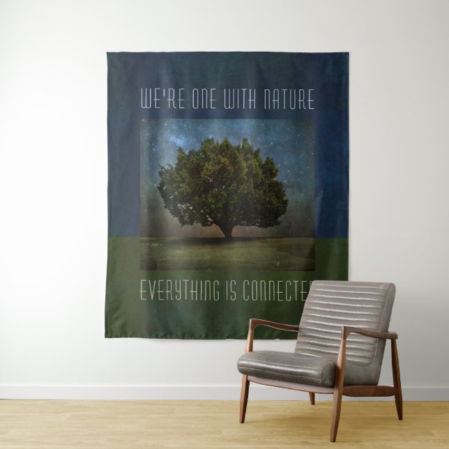 We're one with Nature - Everything is connected Tapestry (In Situ)