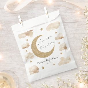 We're Over The Moon Boho Celestial Baby Shower Favor Bag