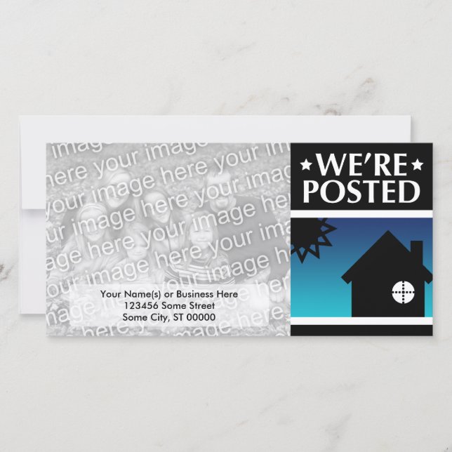 we're posted announcement : pop home (Front)