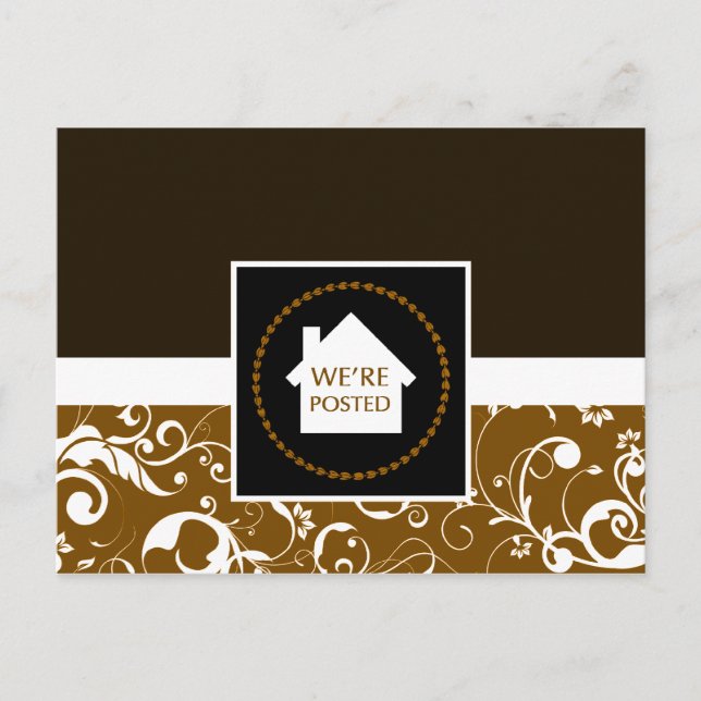 we're posted announcement : professional damask (Front)