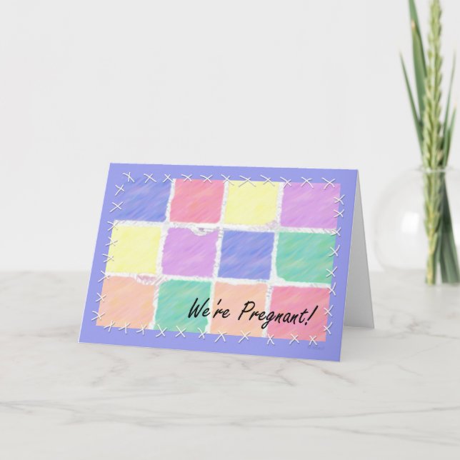 We're Pregnant Announcement (Front)