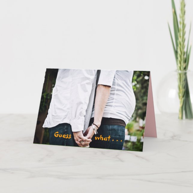 We're Pregnant  I Announcement (Front)