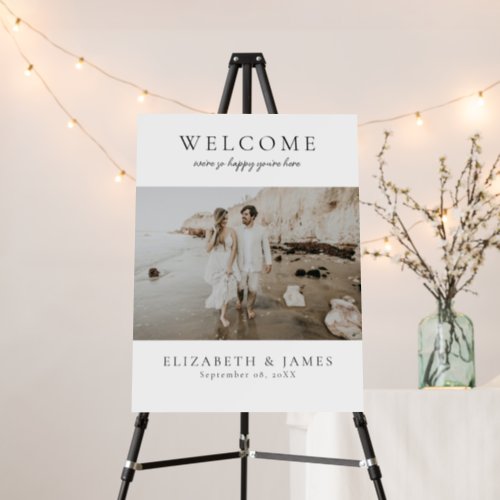Were So Happy Youre Here Wedding Welcome Sign