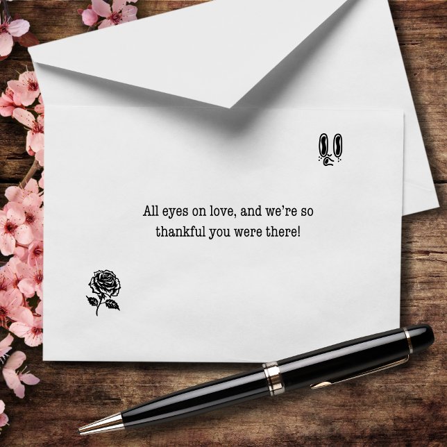 We're So Thankful You Were There Wedding Thank You Card (Creator Uploaded)