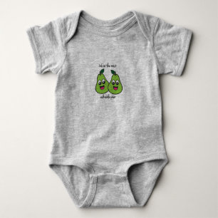We're the Most Adorable Pear Twin Baby Bodysuit