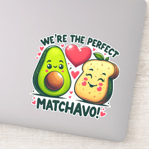 Were the Perfect Matchavo Adorable Couples Sticker