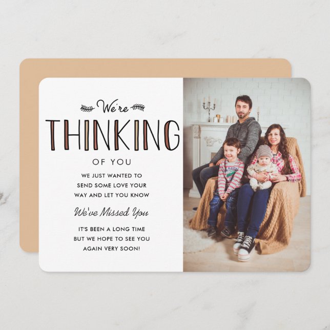 We're Thinking Of You (Front/Back)