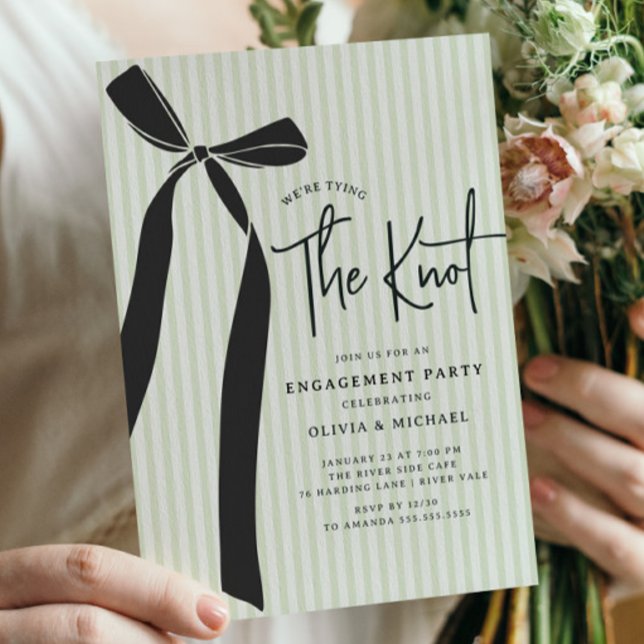We're Tying the Knot Engagement Invitation (Creator Uploaded)