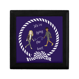 We're Tying The Knot Nautical Colored Anime   Gift Box