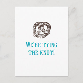 We're tying the knot! Postcard