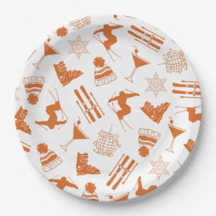 We're Up to Snow Good Bachelorette Paper Plates