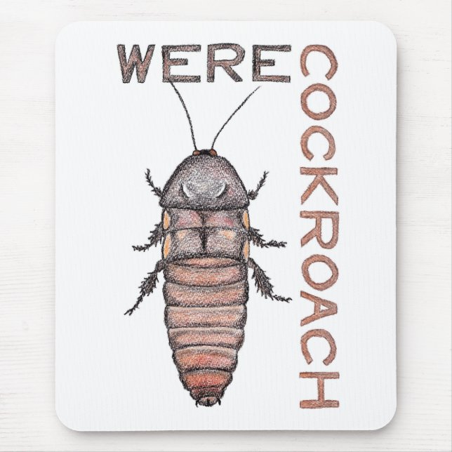 Werecockroach Mousepad (Front)