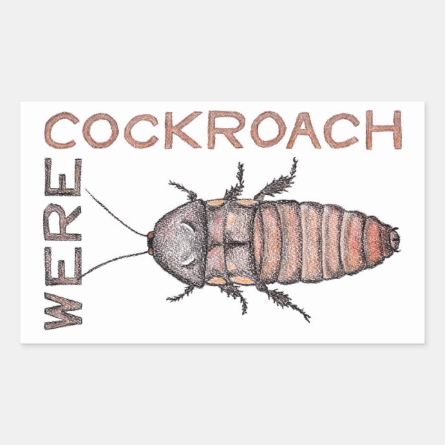 Werecockroach Stickers (Front)