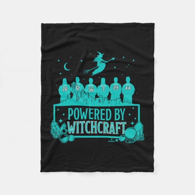 Wered By Witchcraft - Seattle Baseball Premium  Fleece Blanket (Front)